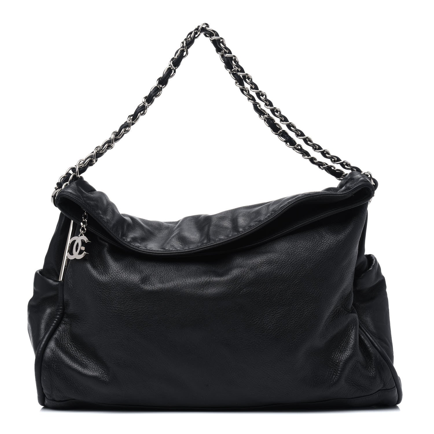 Chanel Lambskin Ultimate Soft Hobo Black 1 of 14