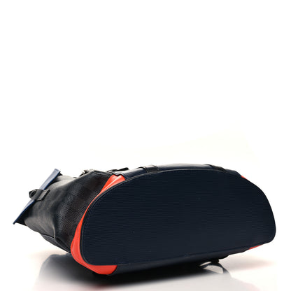 Louis Vuitton Epi Damier Cobalt Christopher Backpack PM 4 of 13