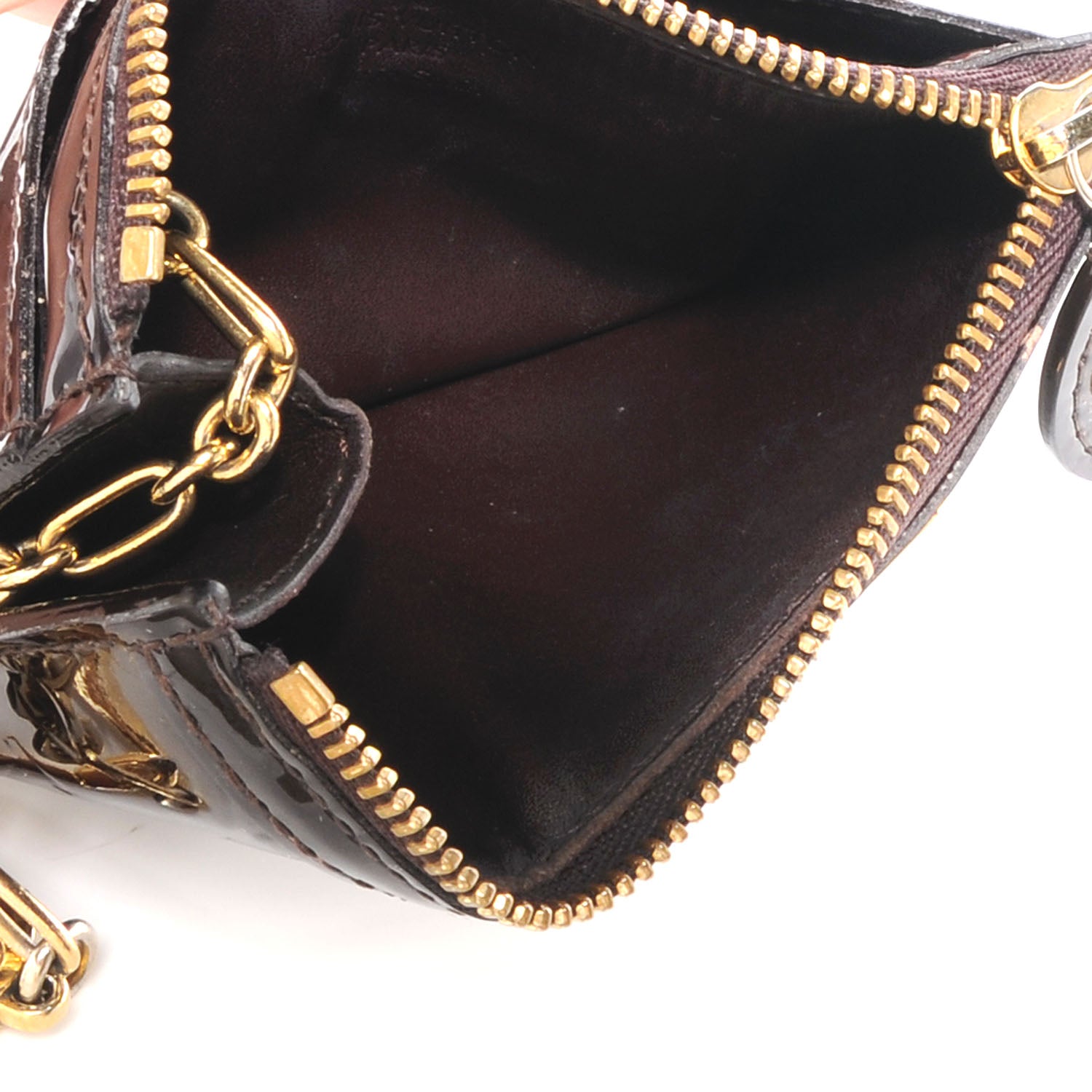 Louis Vuitton Vernis Key Pouch Amarante 5 of 7