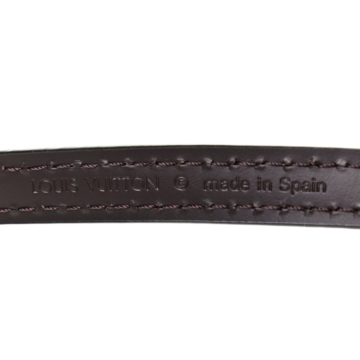 Calfskin 12mm Adjustable Shoulder Strap Brown