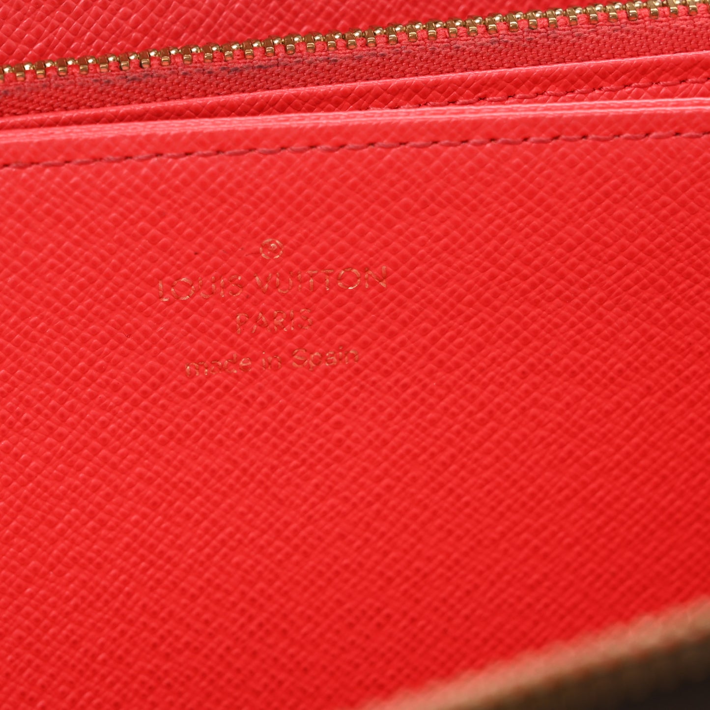 Damier Ebene 2016 Christmas Animation Zippy Wallet Rouge