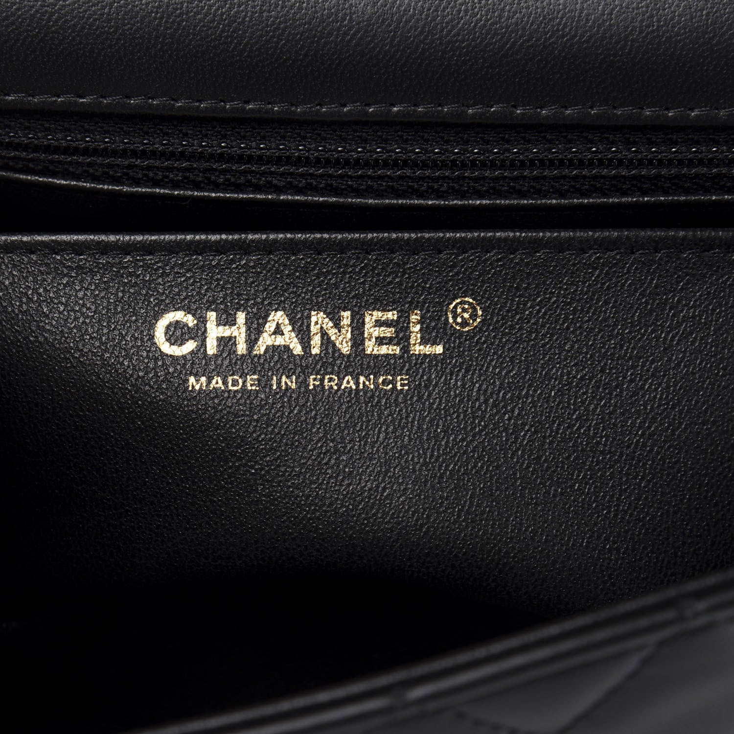 Chanel Lambskin Quilted Mini Rectangular Flap Black 6 of 11