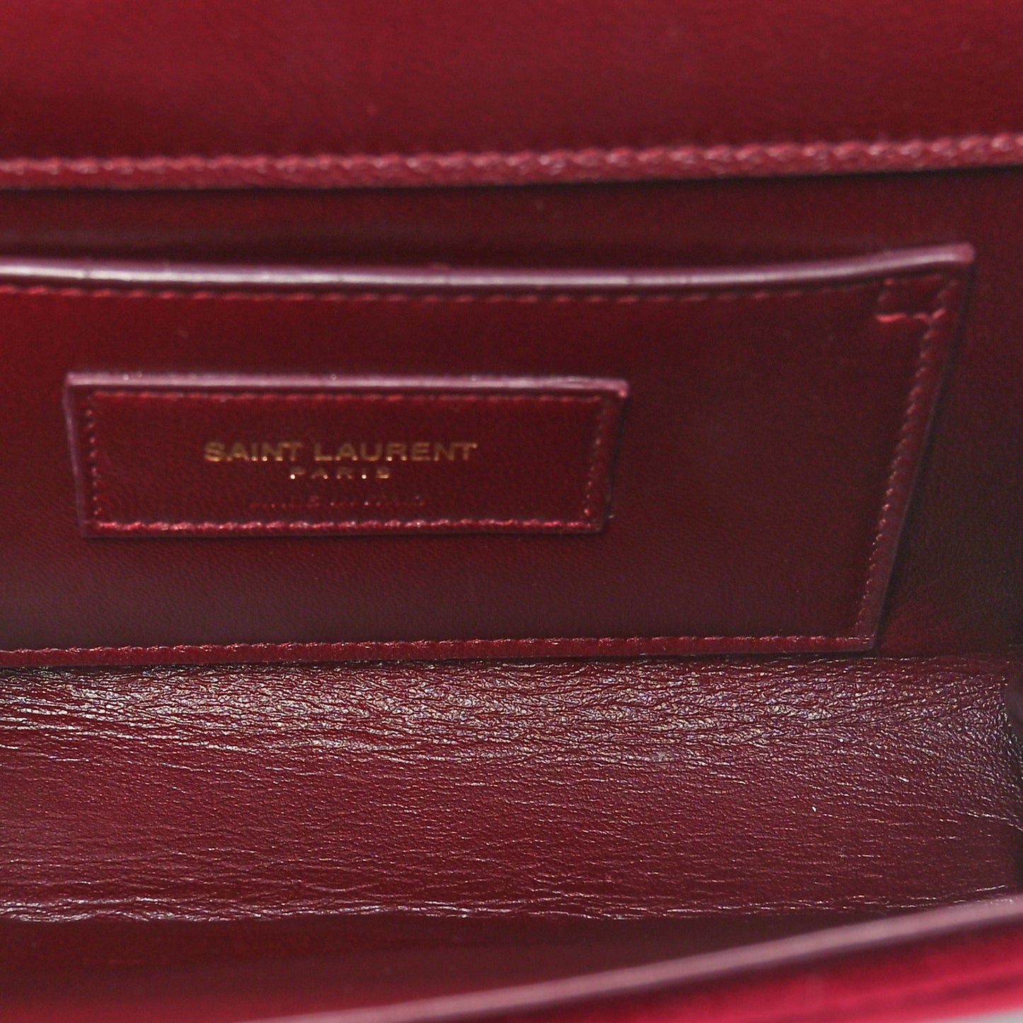 Velvet Crystal Studded Monogram Small Kate Satchel Red