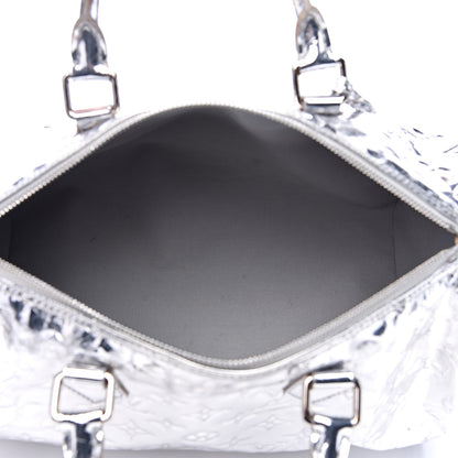 Louis Vuitton Monogram Miroir Speedy 30 Silver 5 of 18