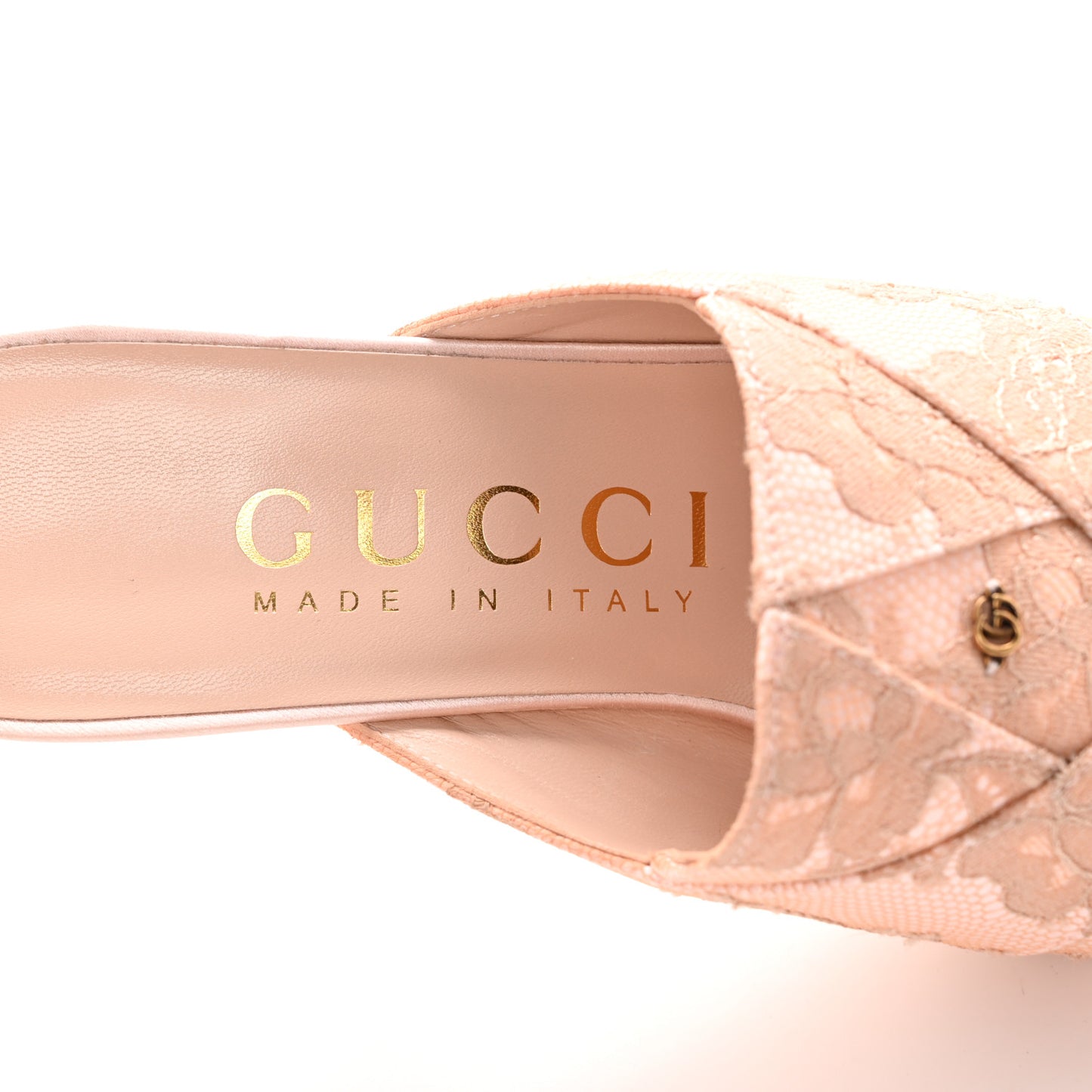 Satin Lace Rose Flower Shawana High Heel Slide Sandals 36.5 Spring Rose Pale Rose