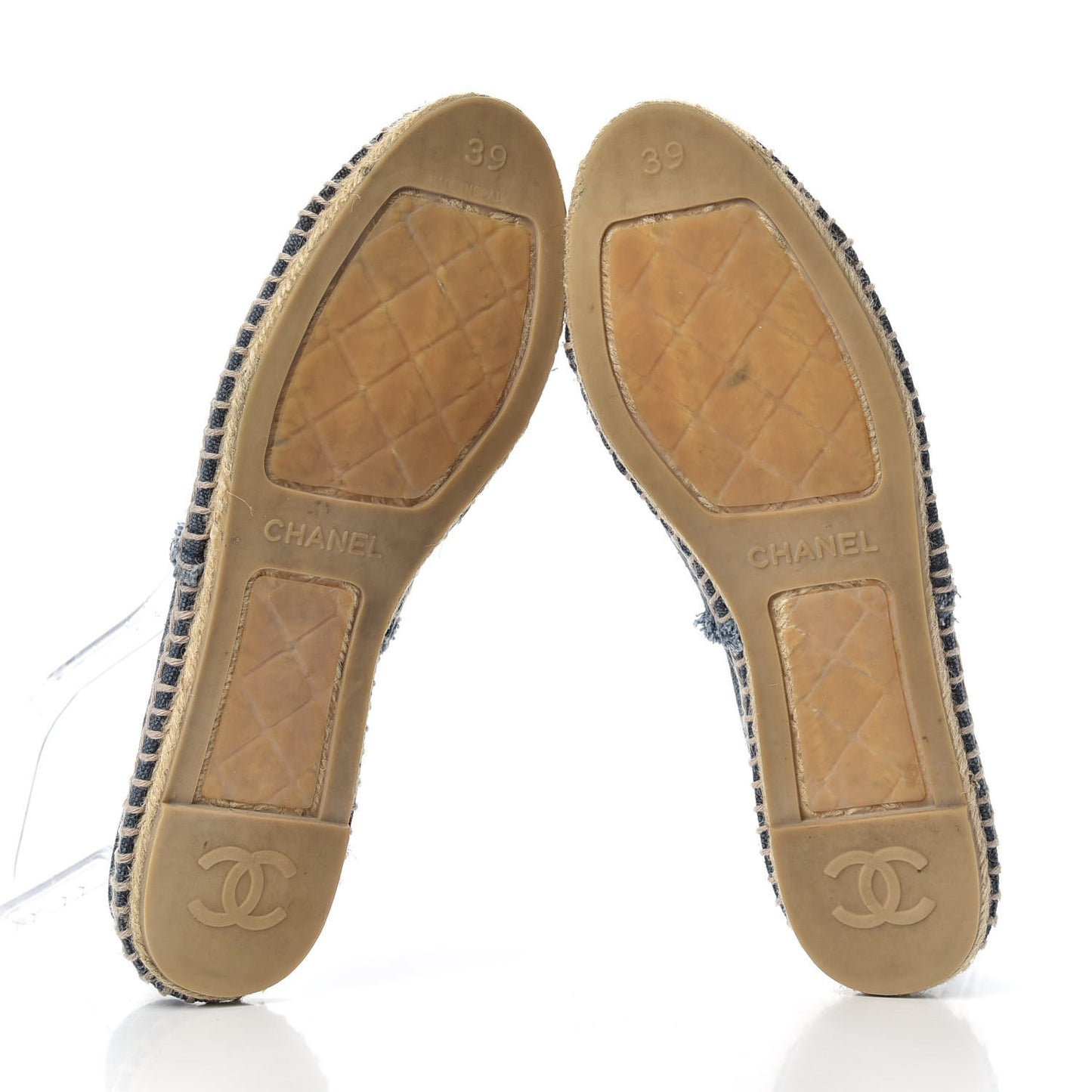 Linen CC Espadrilles 39 Blue