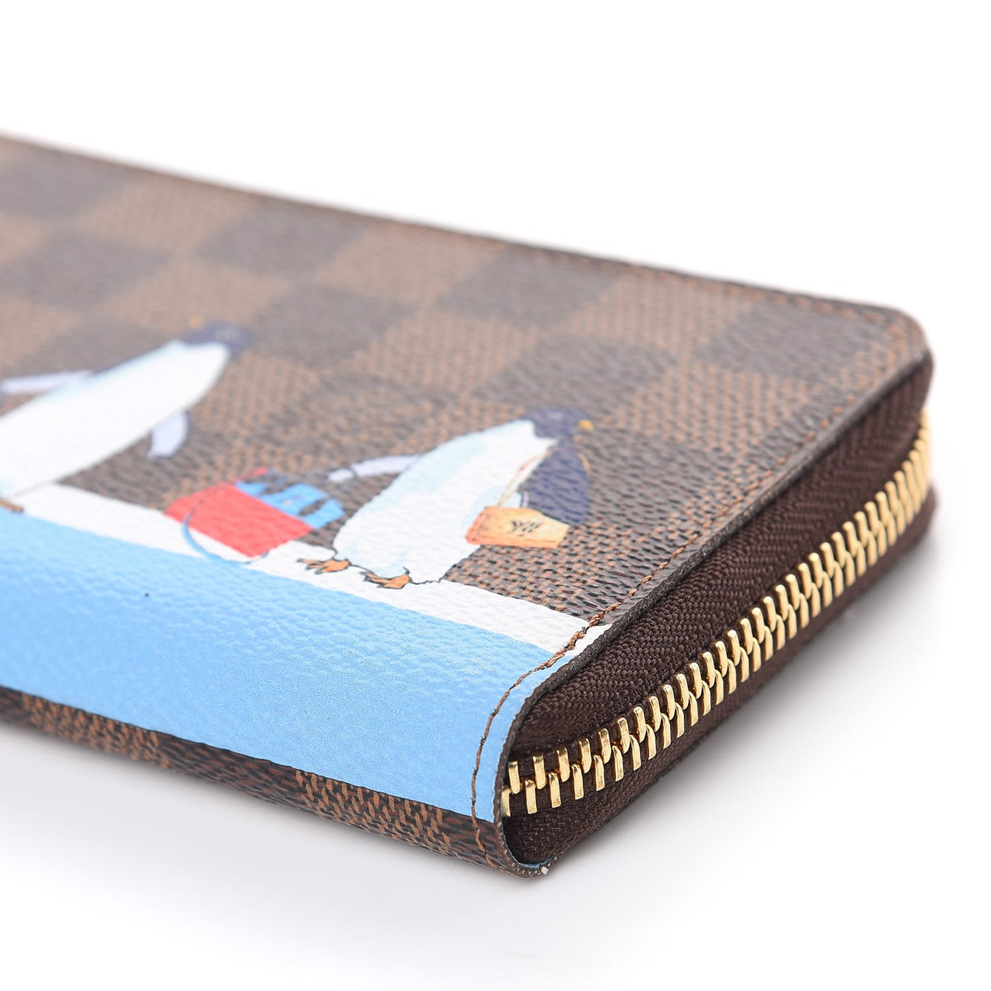 Damier Ebene 2017 Christmas Animation Clemence Wallet