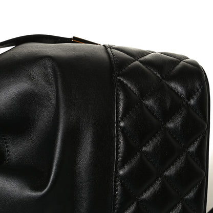 Versace Nappa Quilted Medusa Bucket Bag Black 14 of 15
