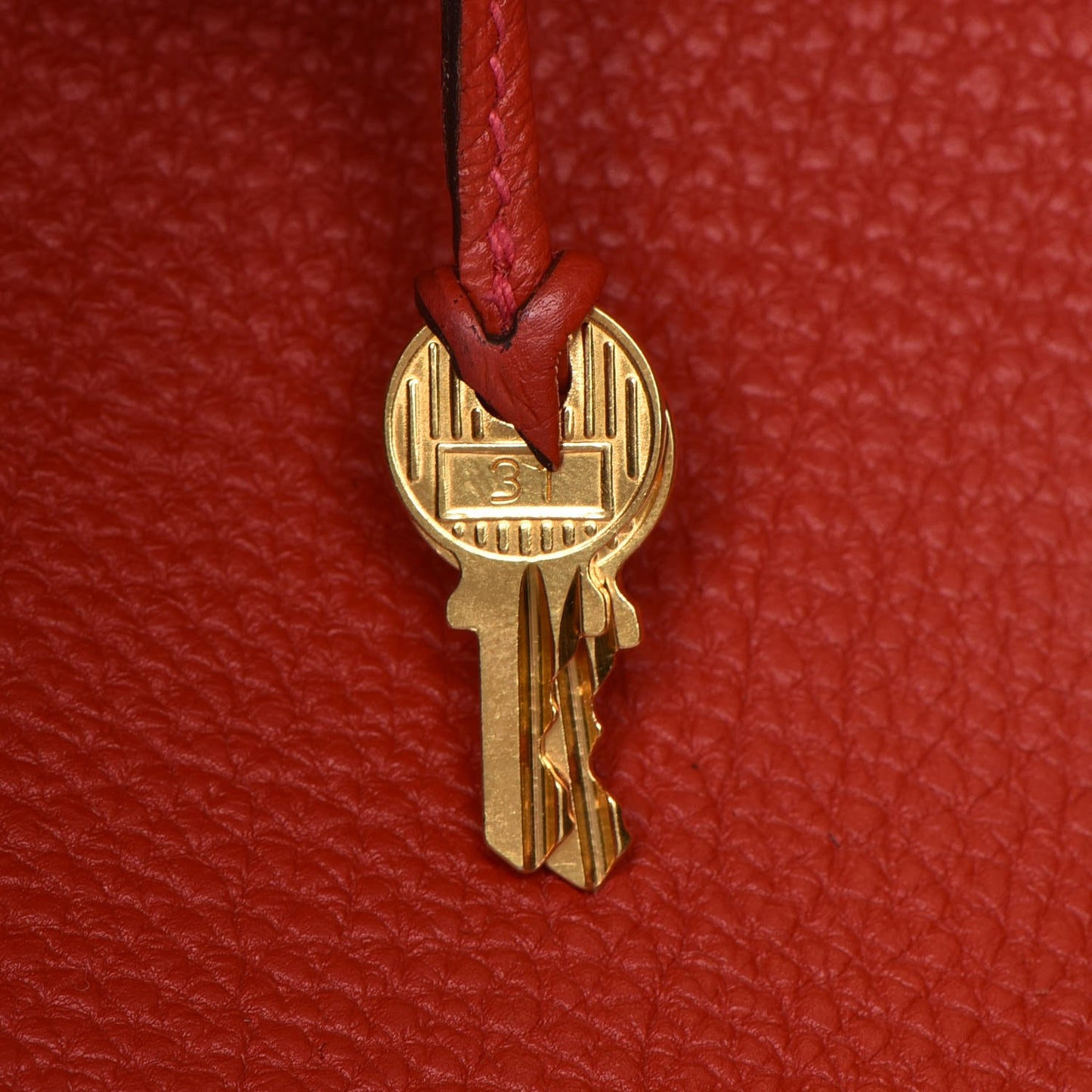 Togo Birkin 35 Rouge Casaque