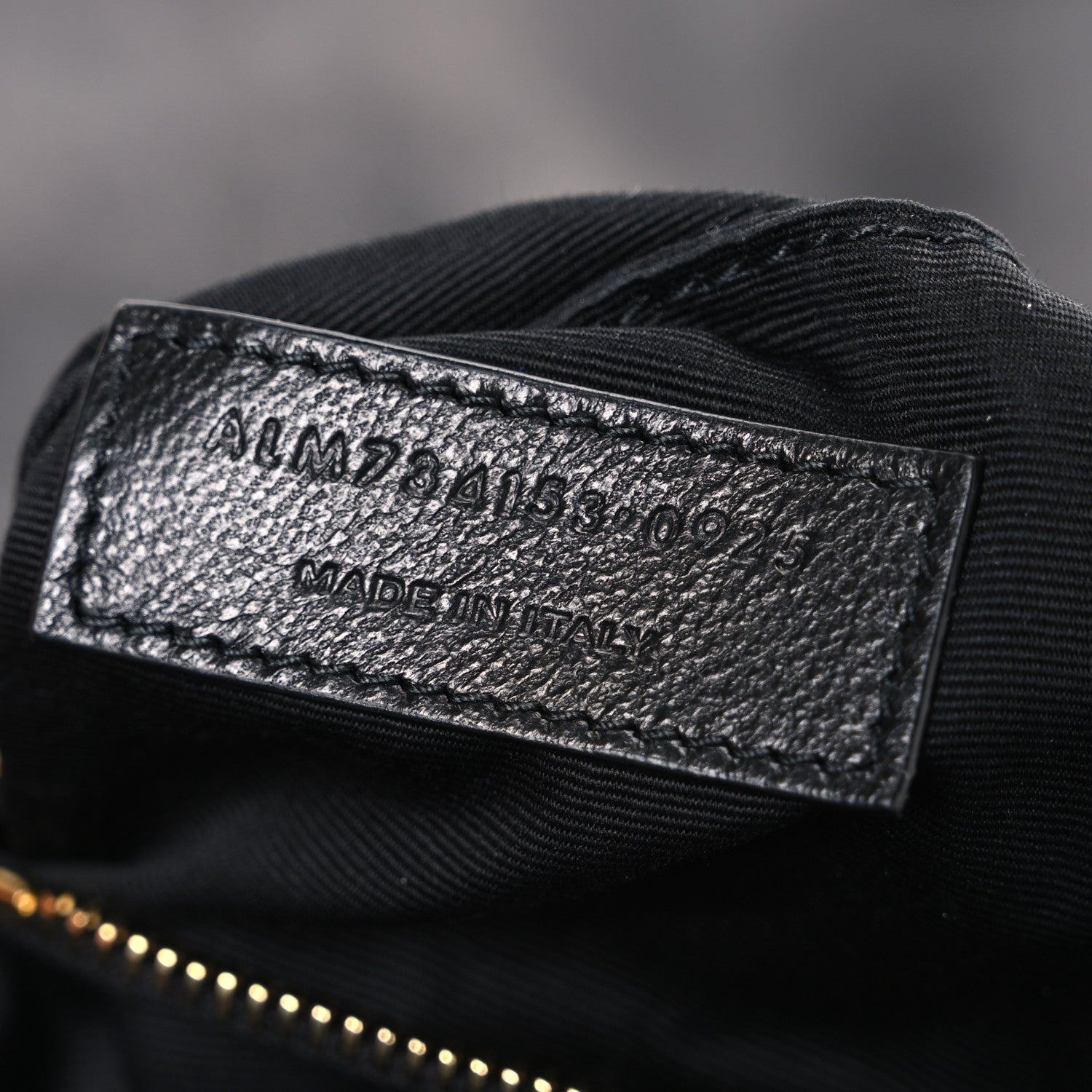 Saint Laurent Plunged Lambskin Calypso Black 7 of 10