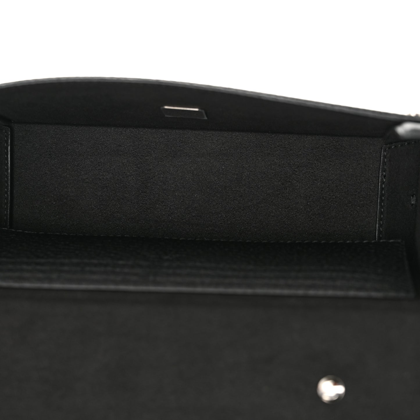 Vitello Cuoio Romano Monster Eyes Bi-Color Baguette Trunk Black Yellow