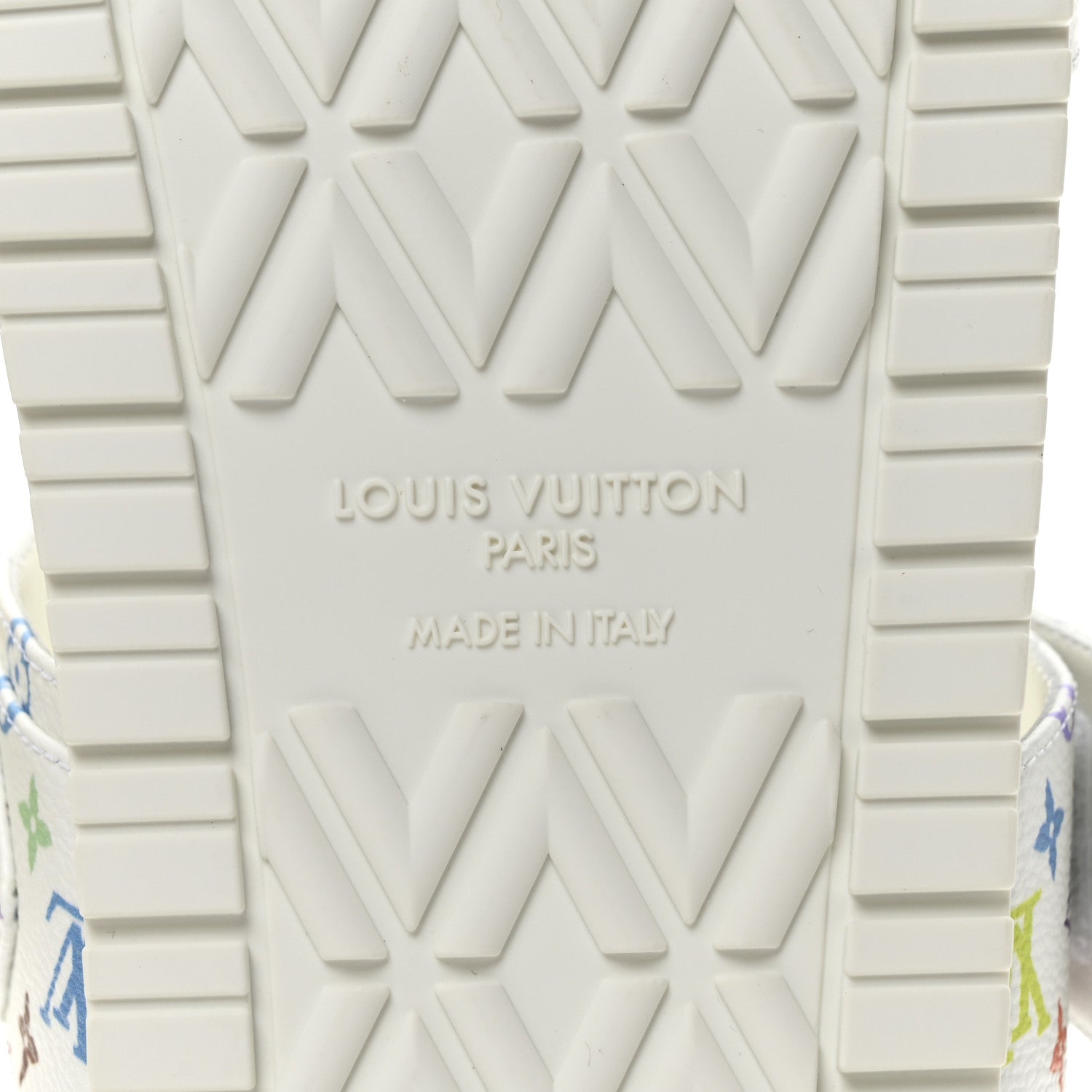 Louis Vuitton LV X TM Monogram Multicolor Bom Dia Comfort Mule Sandals 39.5 White 7 of 9