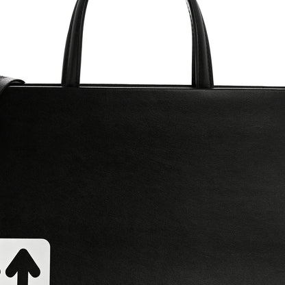 Off-White Calfskin Medium Box Bag Black 7 of 11