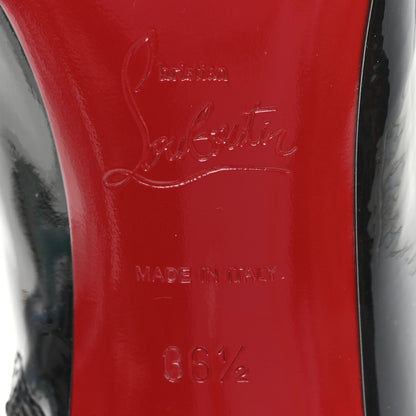 Christian Louboutin Patent Sporty Kate Booty 85 Ankle Boots 36.5 Black 7 of 9