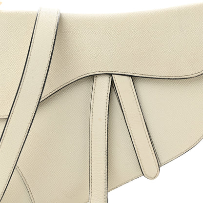 Christian Dior Grained Calfskin Saddle Bag With Strap Latte 8 of 15