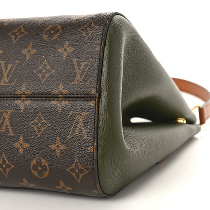 Louis Vuitton Calfskin Monogram Fold Tote PM Cream Khaki Black 8 of 8