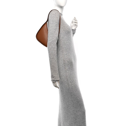 The Row Smooth Calfskin Half Moon Shoulder Bag Chestnut 2 of 9