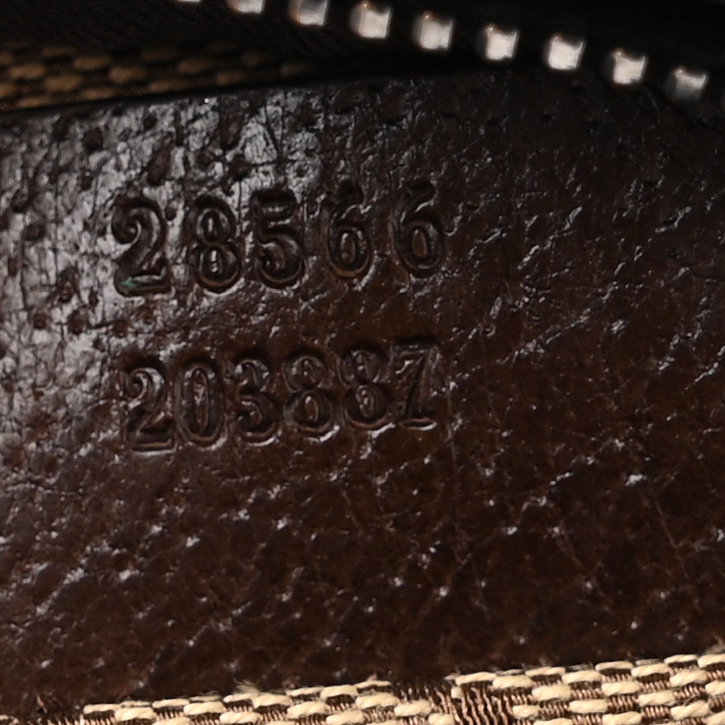 GG Monogram Double Pocket Belt Bag Dark Brown