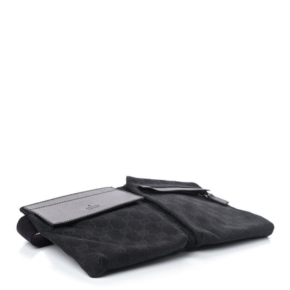 Gucci GG Monogram Double Pocket Belt Bag Black 3 of 4