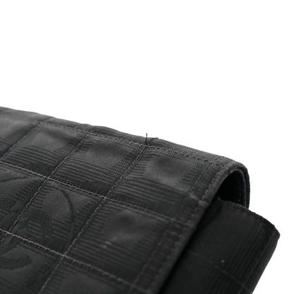 Chanel Nylon Medium Travel Flap Black 11 of 12