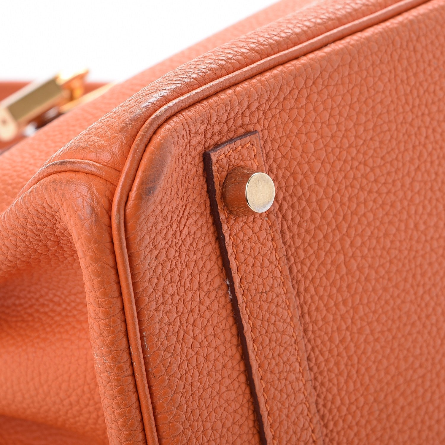 Hermes Togo Birkin 30 Orange 44 of 47
