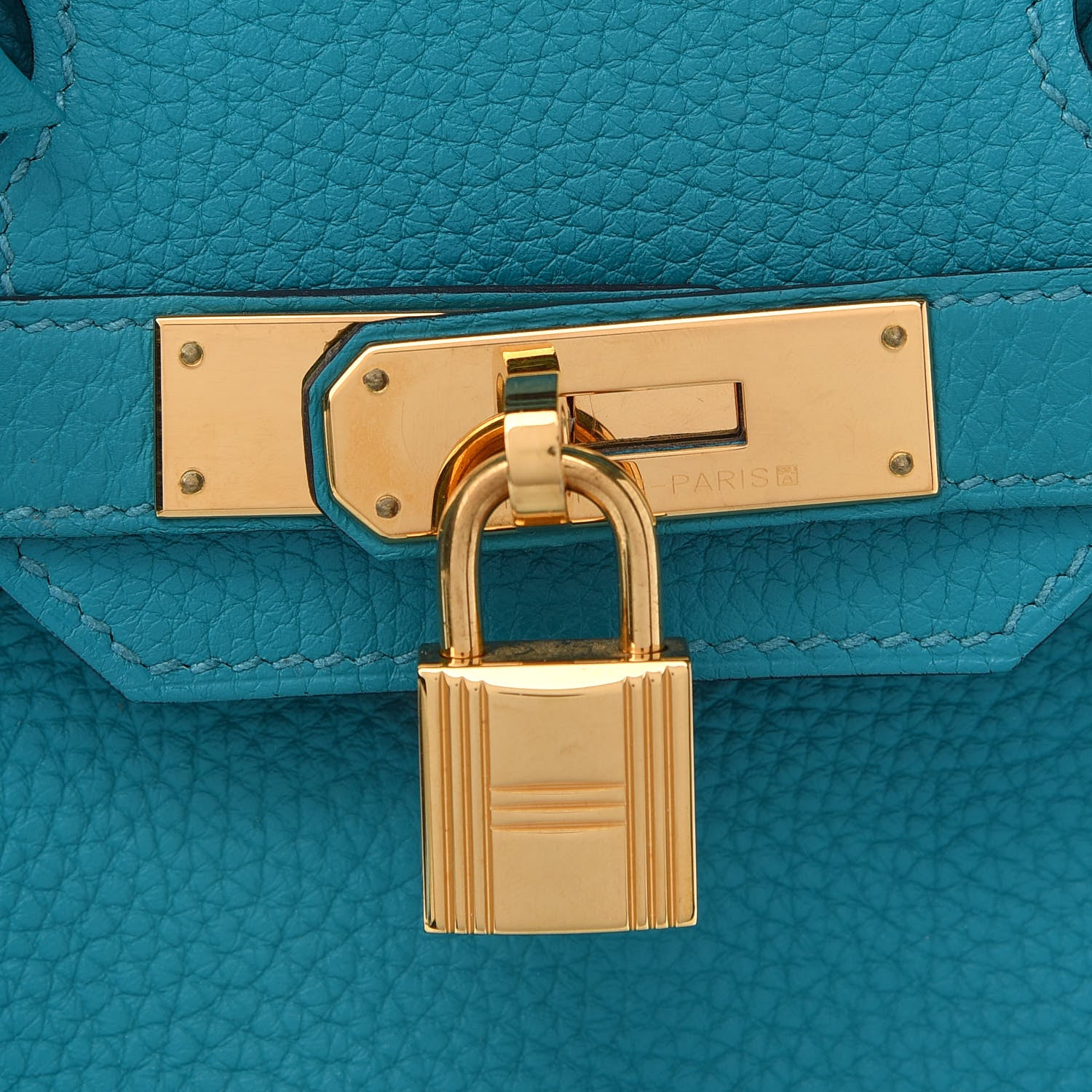 Hermes Togo Birkin 30 Turquoise 8 of 16