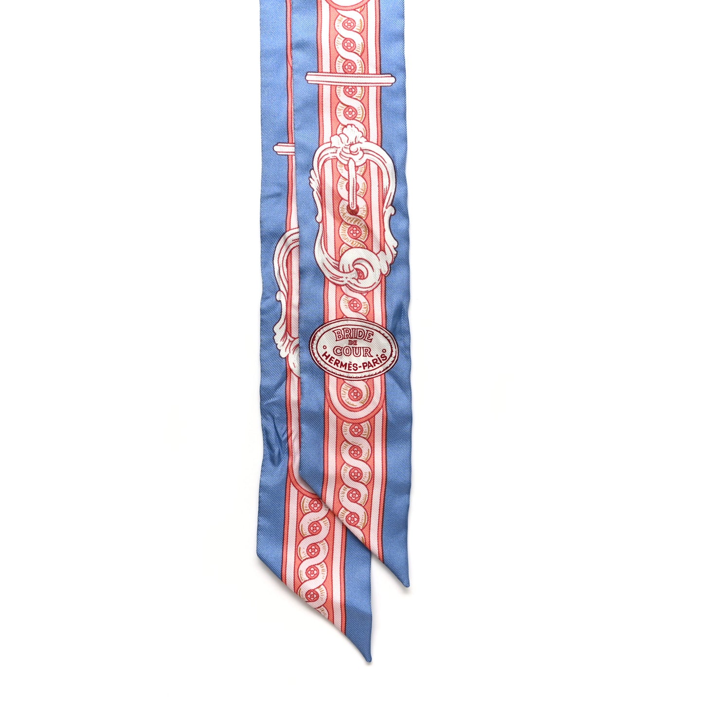 Silk Bride De Cour Twilly Blue Jean Rose White