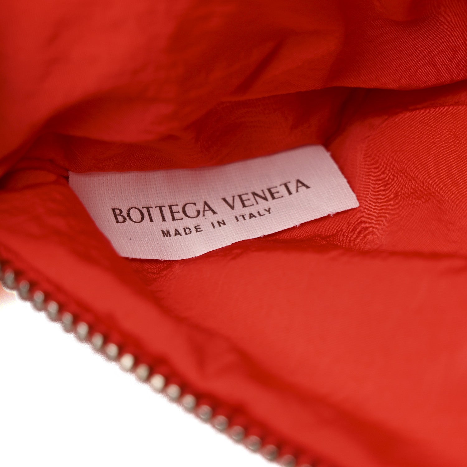 Bottega Veneta Nylon Intrecciato Padded Tech Cassette Bag Red 7 of 11