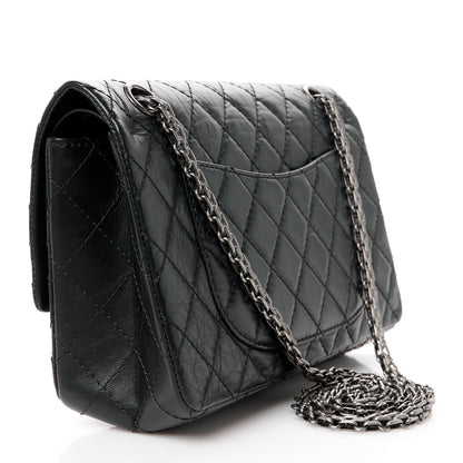 Chanel Aged Calfskin Quilted 2.55 Reissue 225 Flap Black 3 of 10