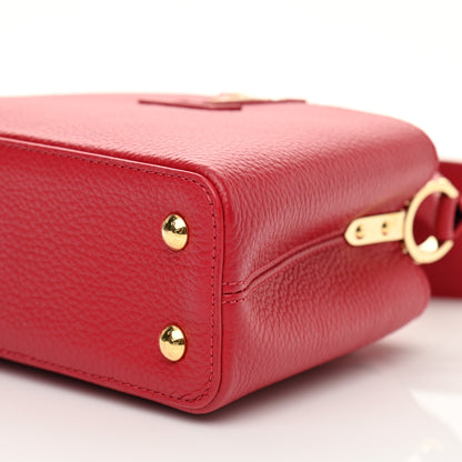 Louis Vuitton Taurillon Mini Capucines Scarlet 9 of 9