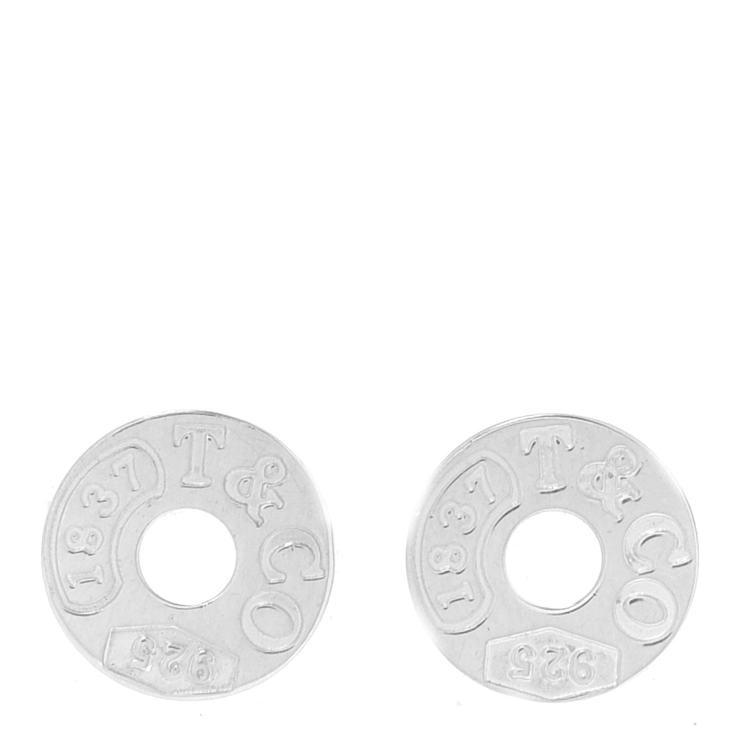 Sterling Silver 1837 Circle Earrings