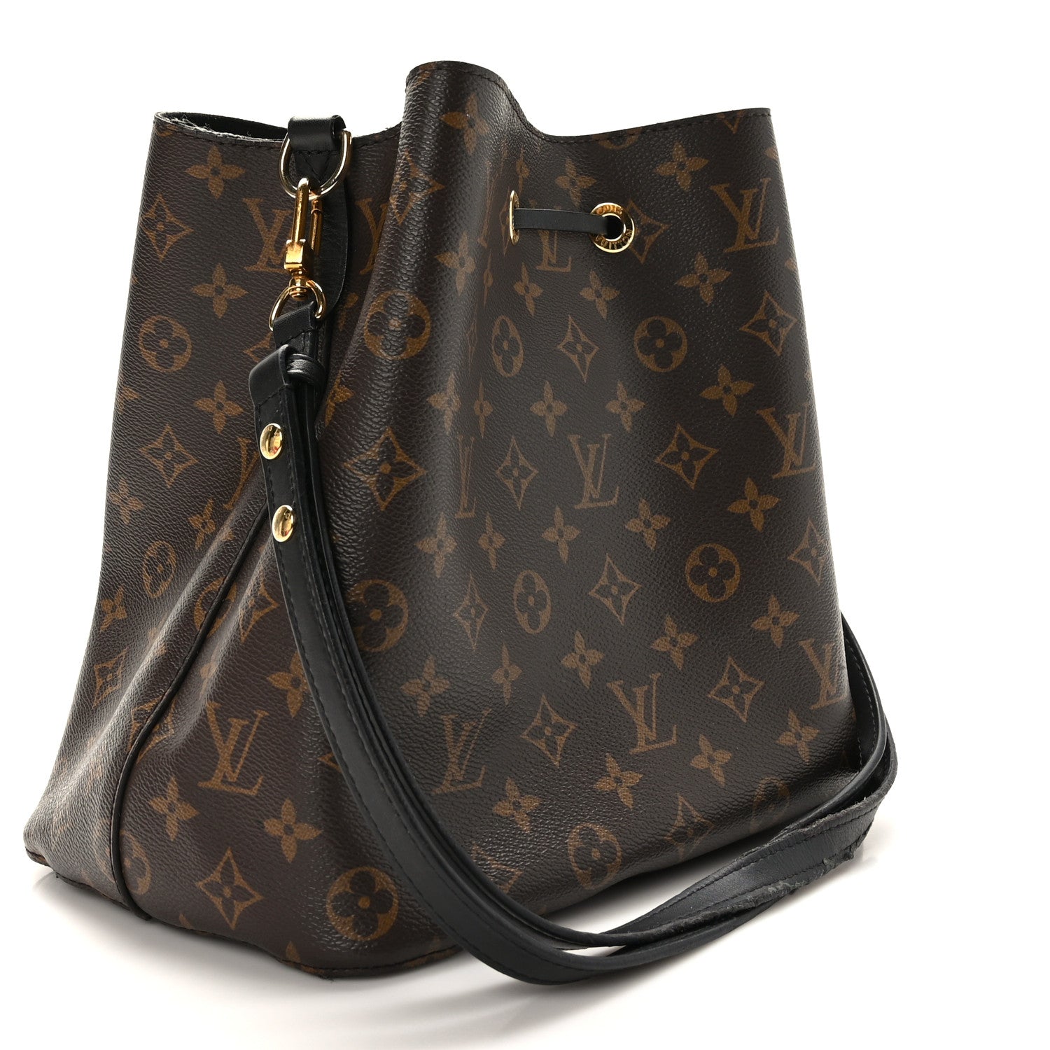 Louis Vuitton Monogram Neonoe MM Black 3 of 12