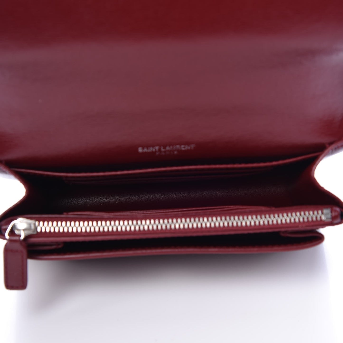 Calfskin Monogram Sunset Chain Wallet Palissandre