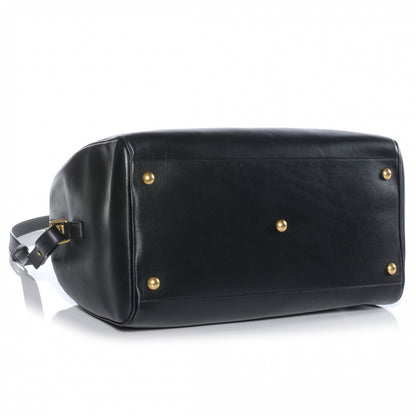Saint Laurent Leather Classic Duffle 12 Bag Black 4 of 8