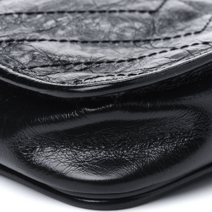 Saint Laurent Crinkled Calfskin Matelasse Monogram Niki Chain Wallet Black 24 of 33
