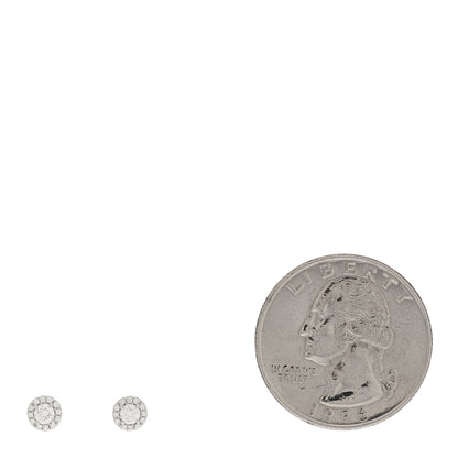 Tiffany Platinum Diamond .17ctw Soleste Earrings 2 of 5