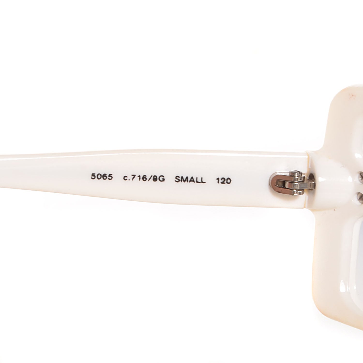 Chanel CC Logo Sunglasses 5065 White 3 of 5