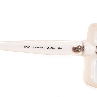 Chanel CC Logo Sunglasses 5065 White 3 of 5