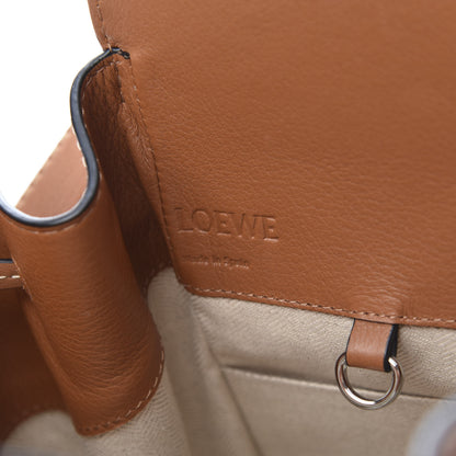 Loewe Calfskin Canvas Medium Hammock Shoulder Bag Natural Tan 6 of 10