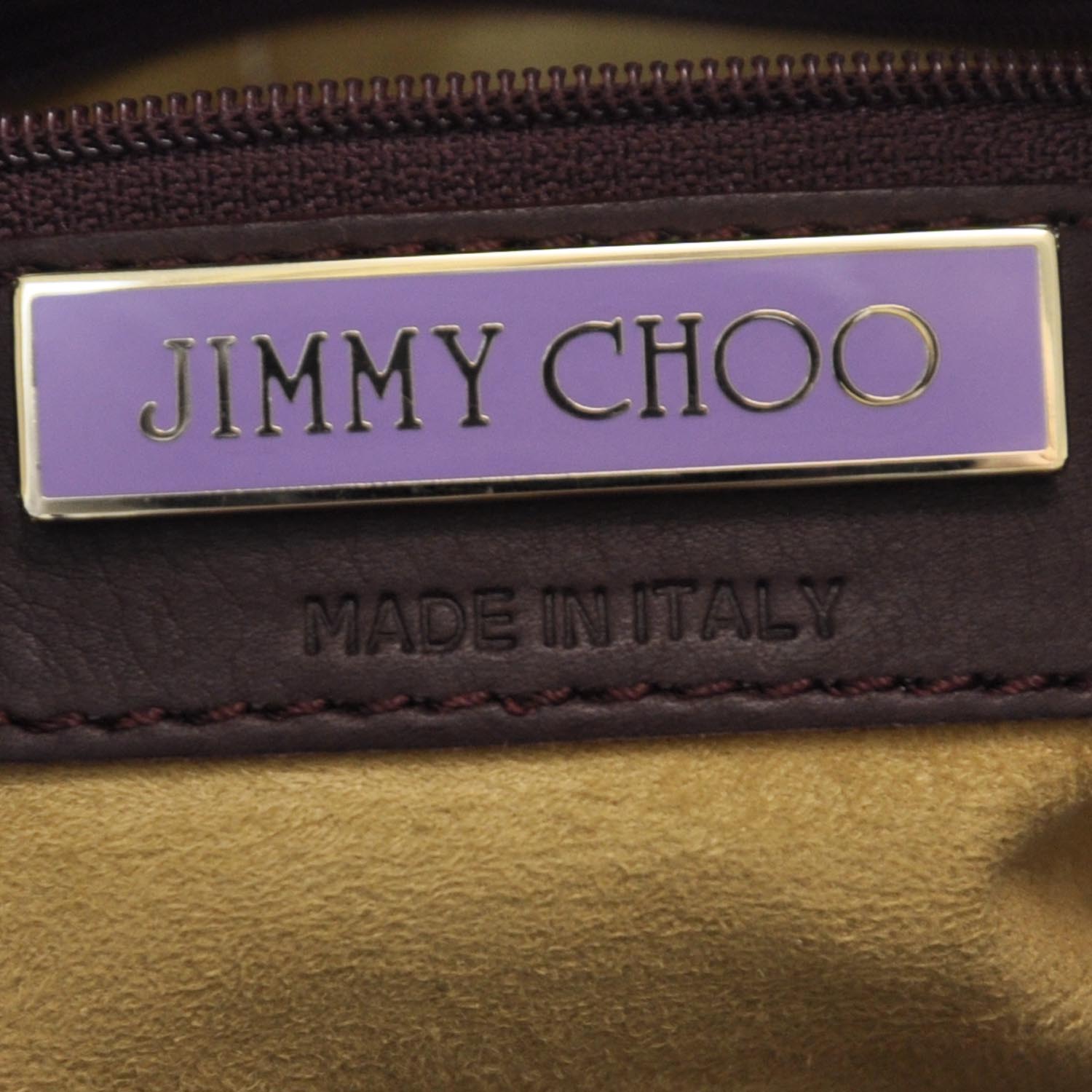 Jimmy Choo Crushed Patent Riki Burgundy 8 of 9