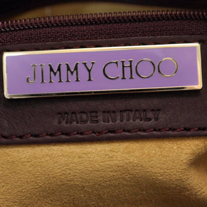 Jimmy Choo Crushed Patent Riki Burgundy 8 of 9