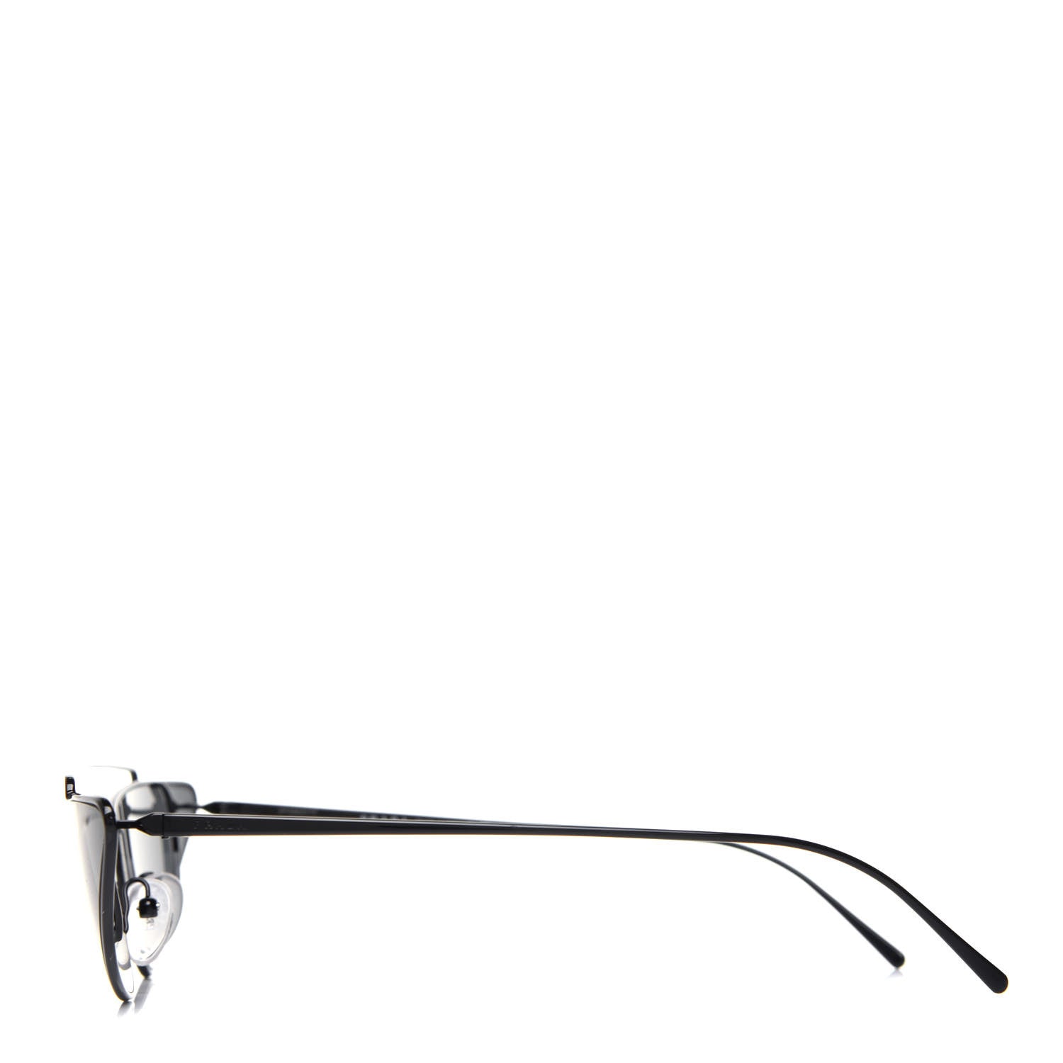 Prada Cat Eye Sunglasses SPR 64U Black 3 of 7