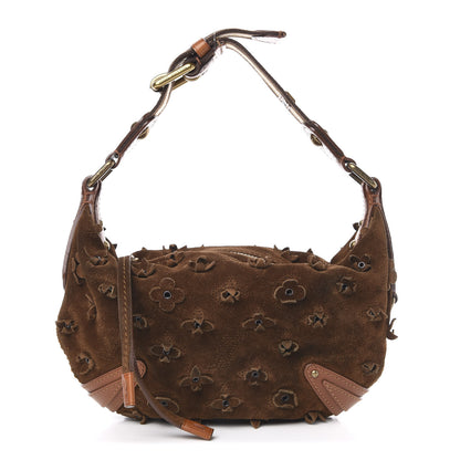 Louis Vuitton Suede Mahina Fleurs Onatah PM Cacao 1 of 9