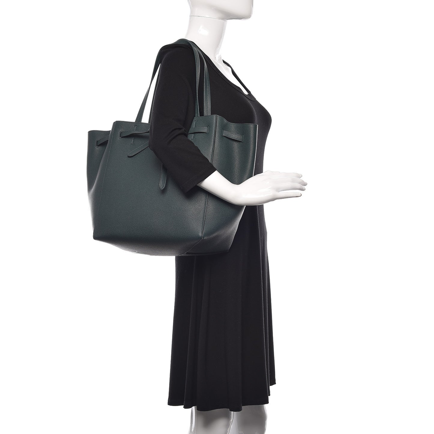 Soft Grained Calfskin Small Belt Cabas Phantom Amazone