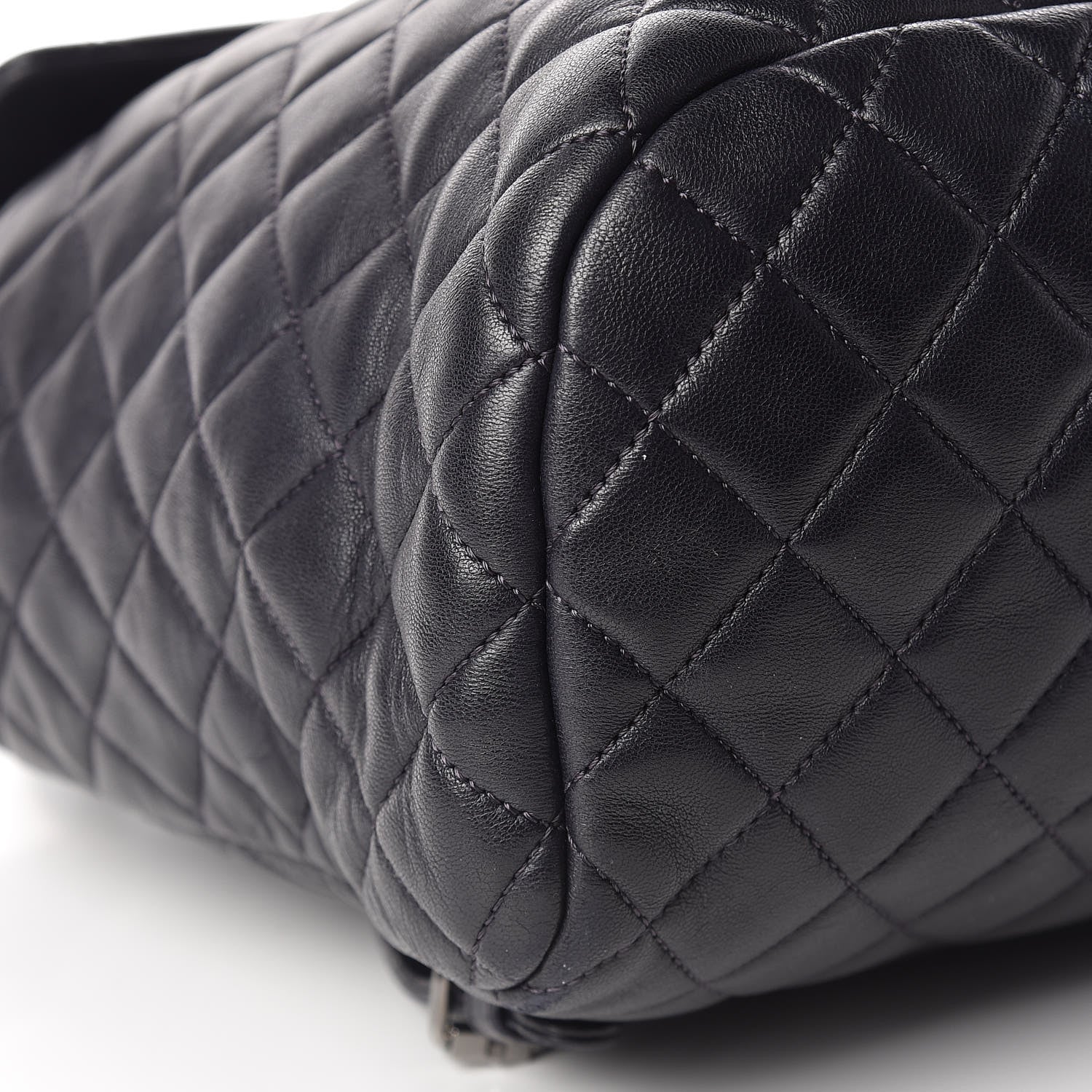 Chanel Lambskin Quilted Large Urban Spirit Backpack Navy 9 of 10