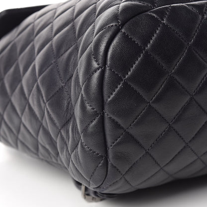 Chanel Lambskin Quilted Large Urban Spirit Backpack Navy 9 of 10