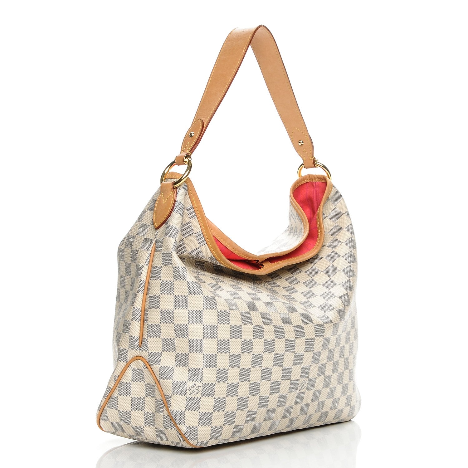 Louis Vuitton Damier Azur Delightful MM Pink 3 of 7