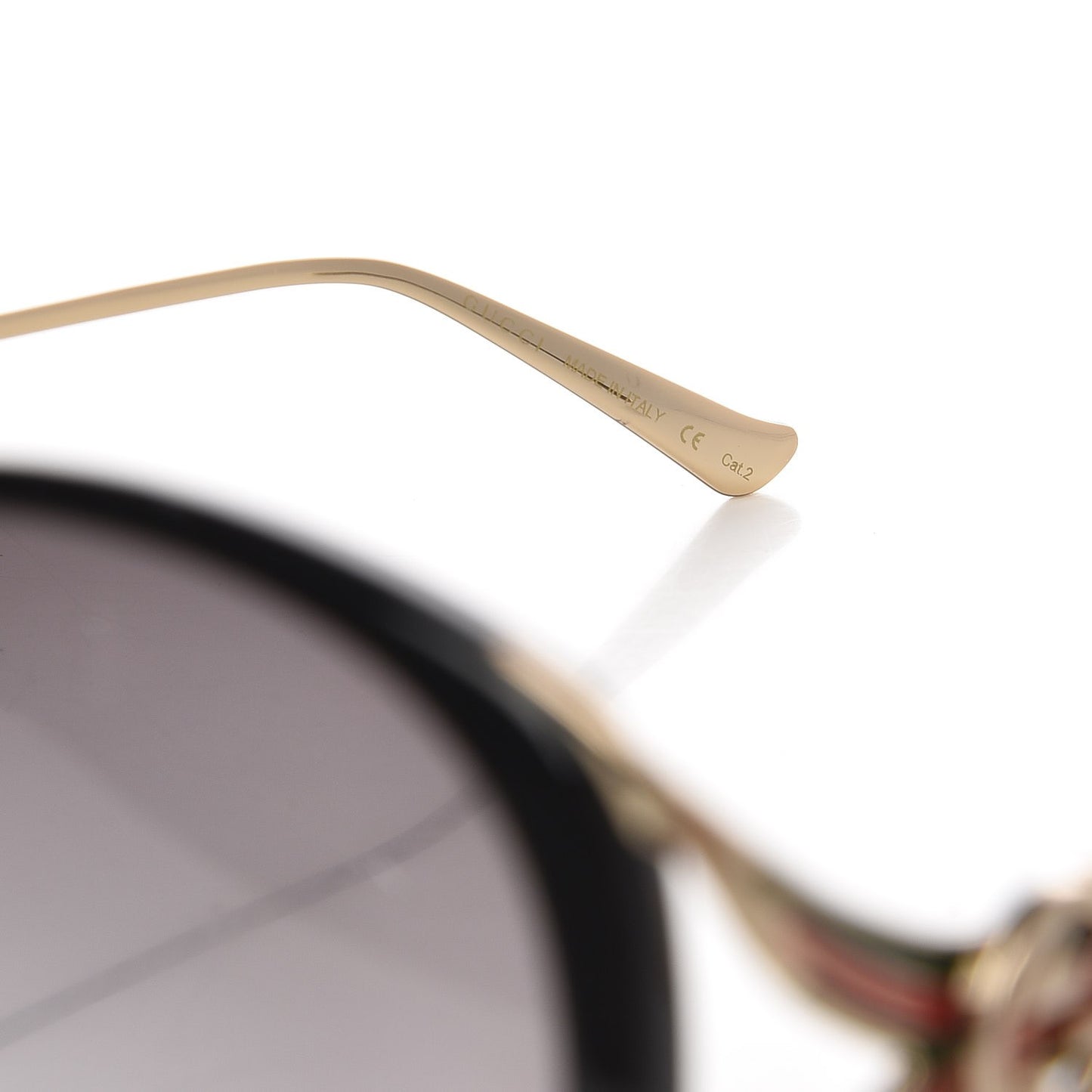 Round Frame Injected GG0226S Sunglasses Black