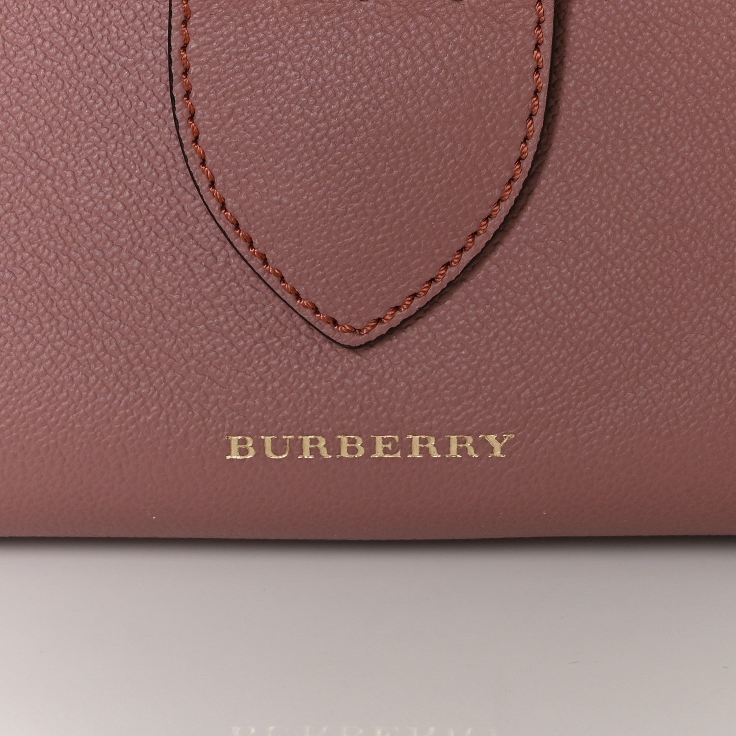 Burberry Soft Grain Calfskin Small Buckle Tote Dusty Pink 8 of 12