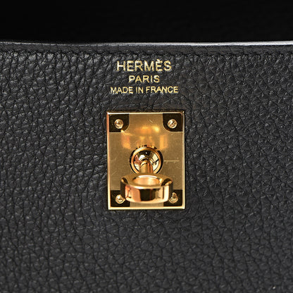 Hermes Togo Kelly Retourne 25 Black 24 of 40